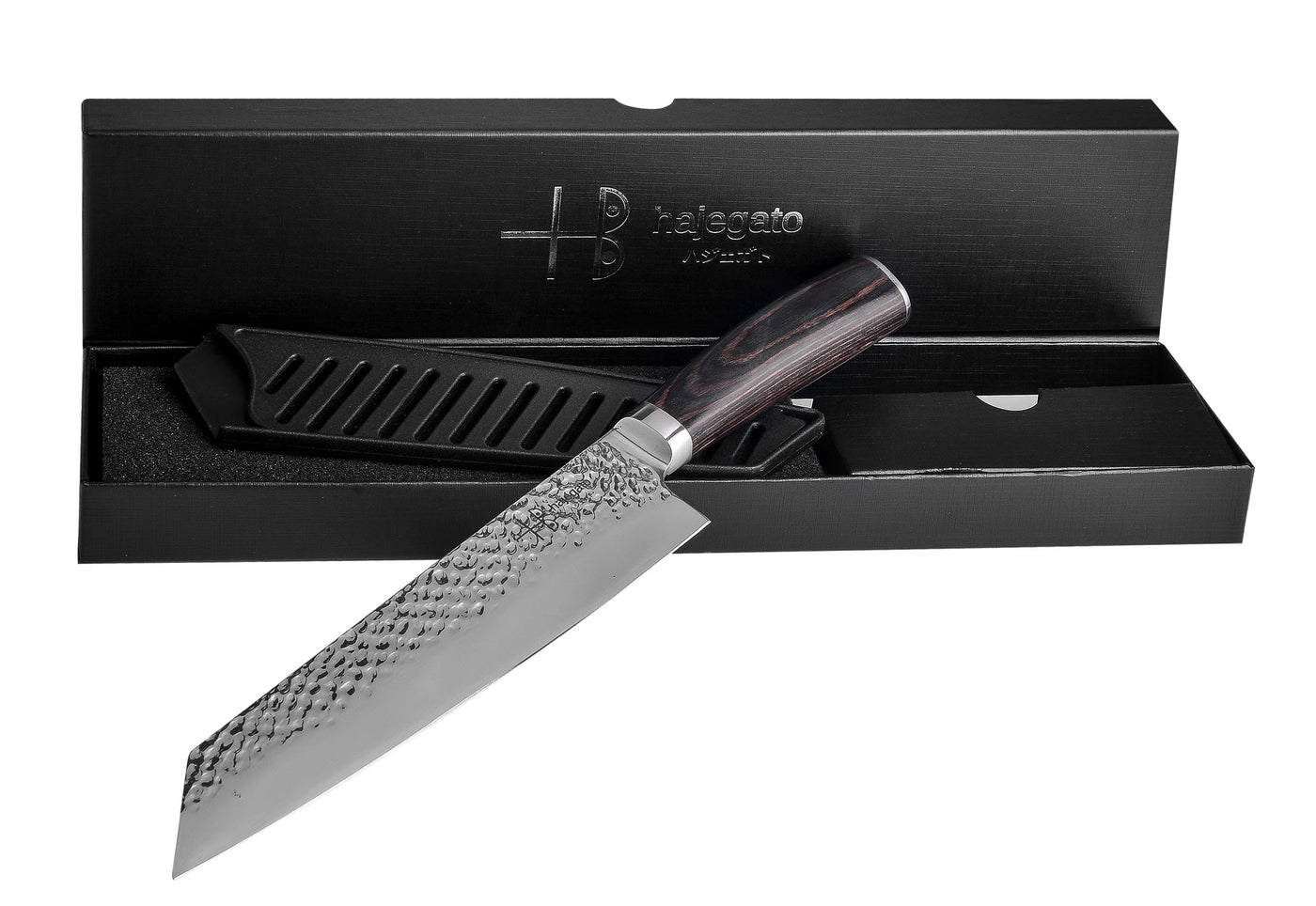 Hajegato Japanese Hammered  7.5 inch Kiritsuke Knife
