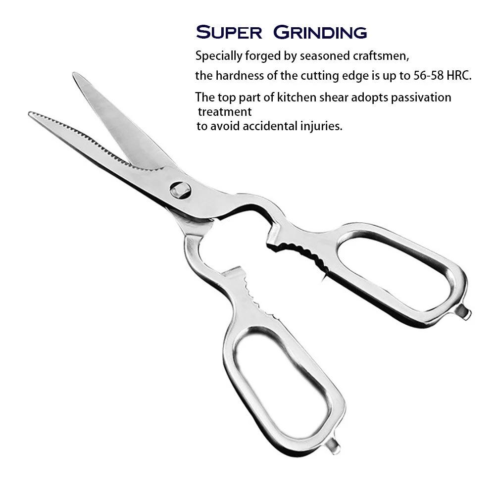 Kitchen Scissors Heavy Duty Multi-Purpose Stainless Steel Scissors